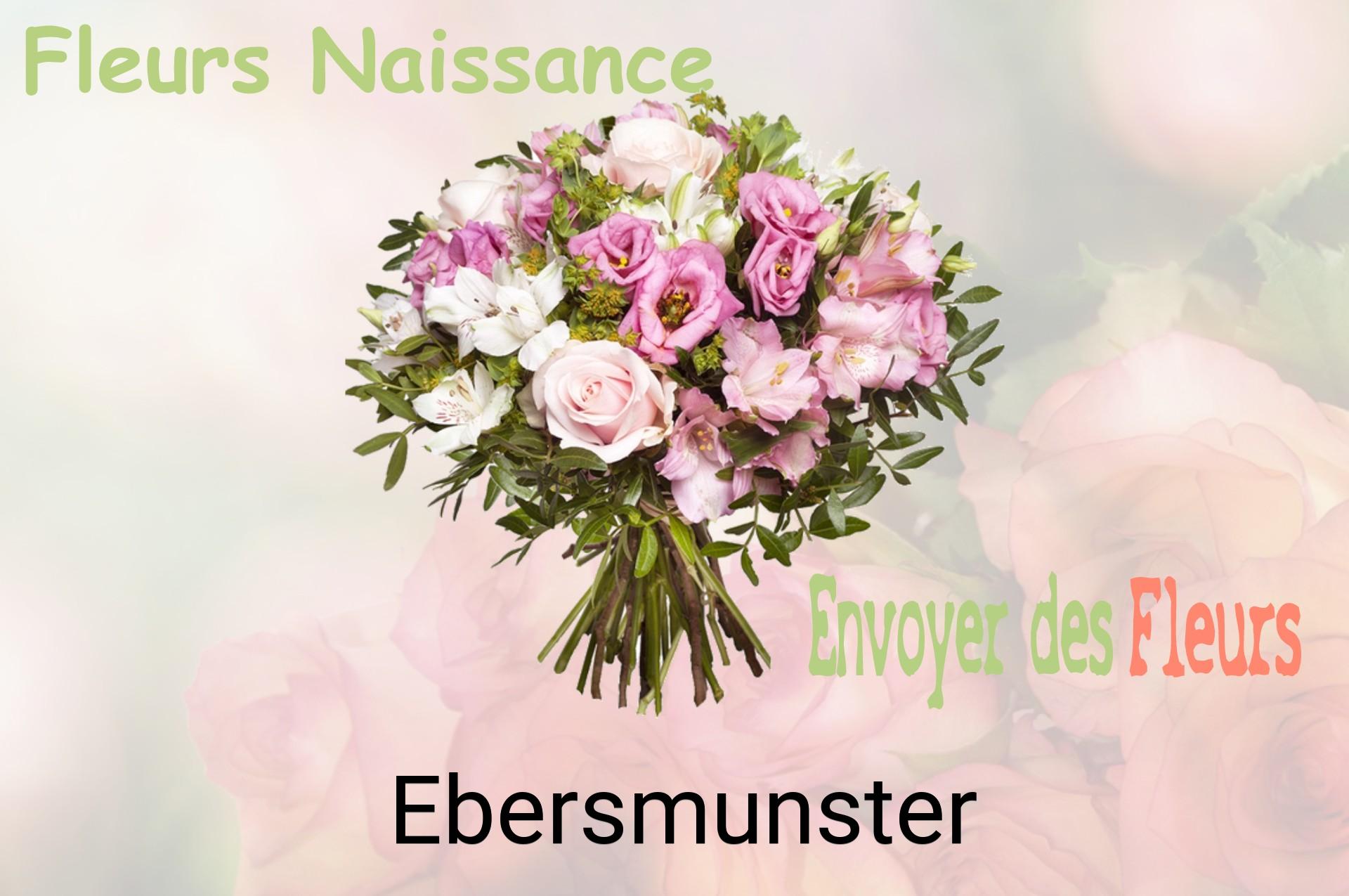 Bouquet de fleurs de naissance livré à Ebersmunster